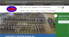 Desktop Screenshot of fahrrad-kaina.de